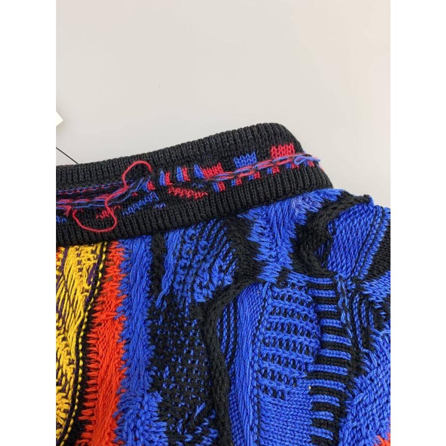 COOGI◇90s/オーストラリア製/3Dニットセーター/L/コットン/マルチ