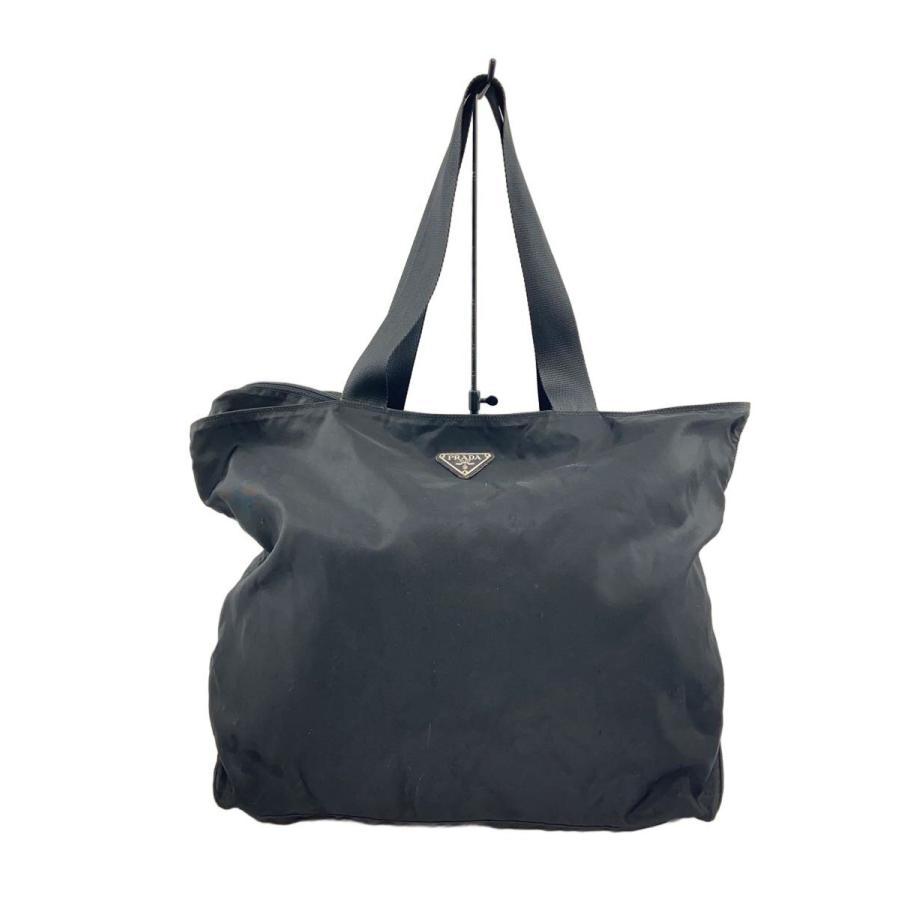 PRADA◇トートバッグ/ナイロン/BLK// : セカンドストリートYahoo!店