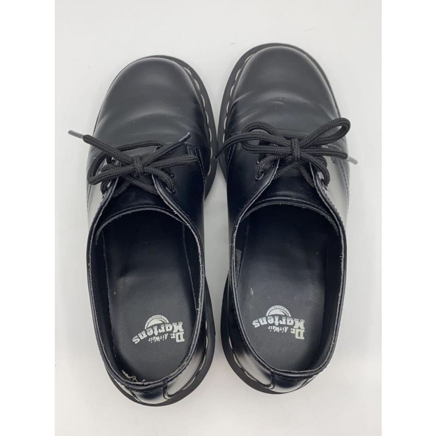 Dr.Martens◇3ホール/ホワイトステッチ/ドレスシューズ/UK4/BLK/レザー