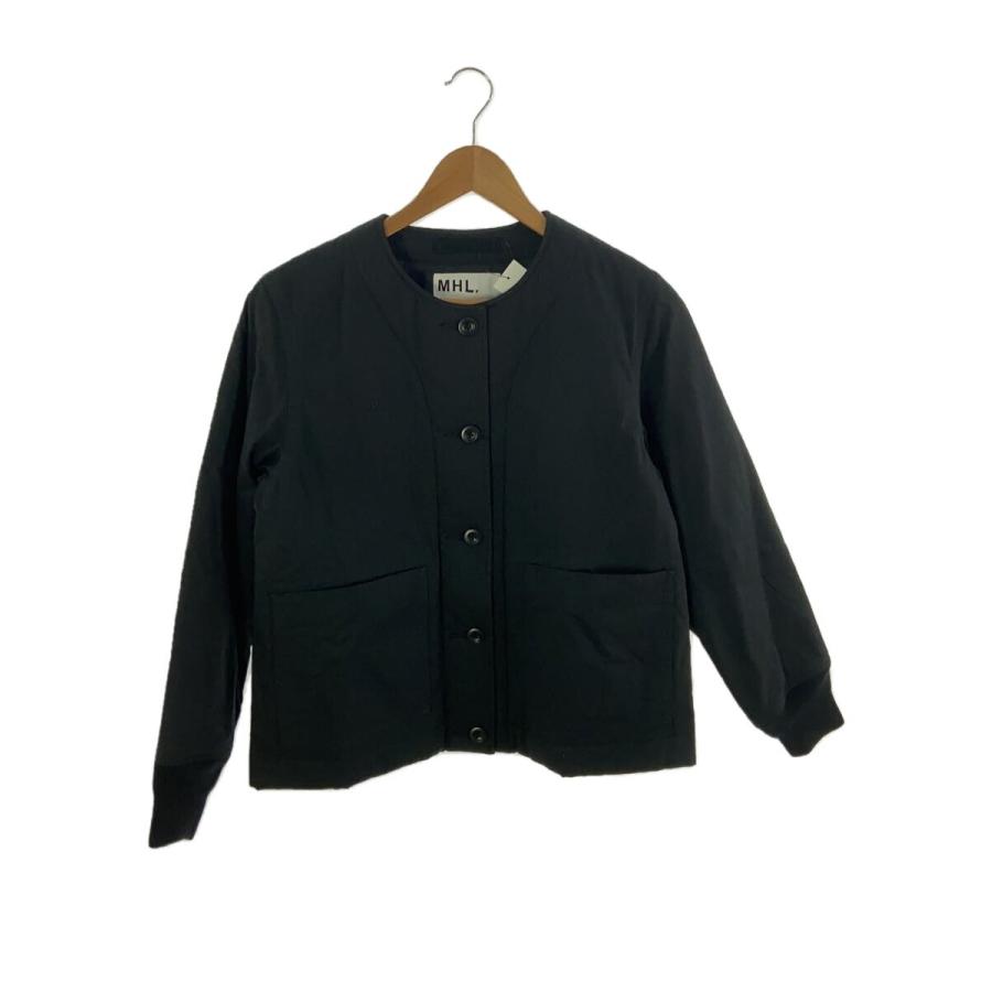 【美品】MHL. 595-4225509 黒ジャケット サイズⅡ MHL.◇ブルゾン/2/--/BLK/無地/595-8225505// : セカンドストリート