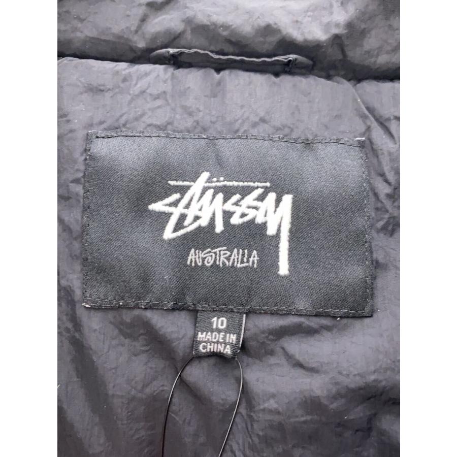 STUSSY AUSTRALIA ダウンジャケット ブラック STUSSY◇ダウンジャケット/--/ナイロン/BLK/無地/AUSTRALIA : セカンド