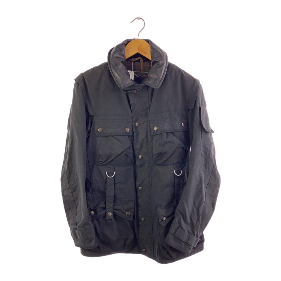 さるバブアージャケット Barbour◇ジャケット/S/コットン/ブラック/1002104/FIELD JACKET