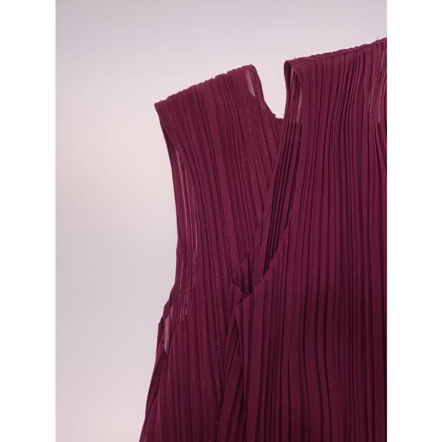 PLEATS PLEASE ISSEY MIYAKE◇ノースリーブワンピース/5/ポリエステル