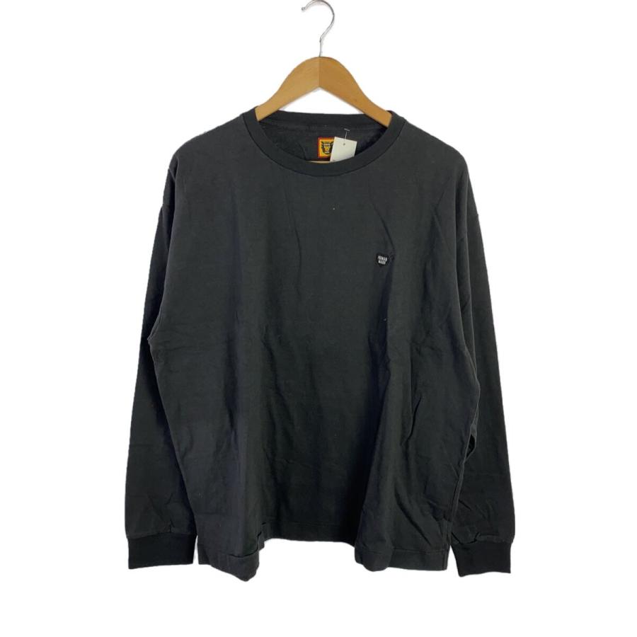 HUMAN MADE◇長袖Tシャツ/XXL/コットン/BLK : セカンド HUMAN MADE◇長袖Tシャツ/XXL/コットン/BLK : セカンド