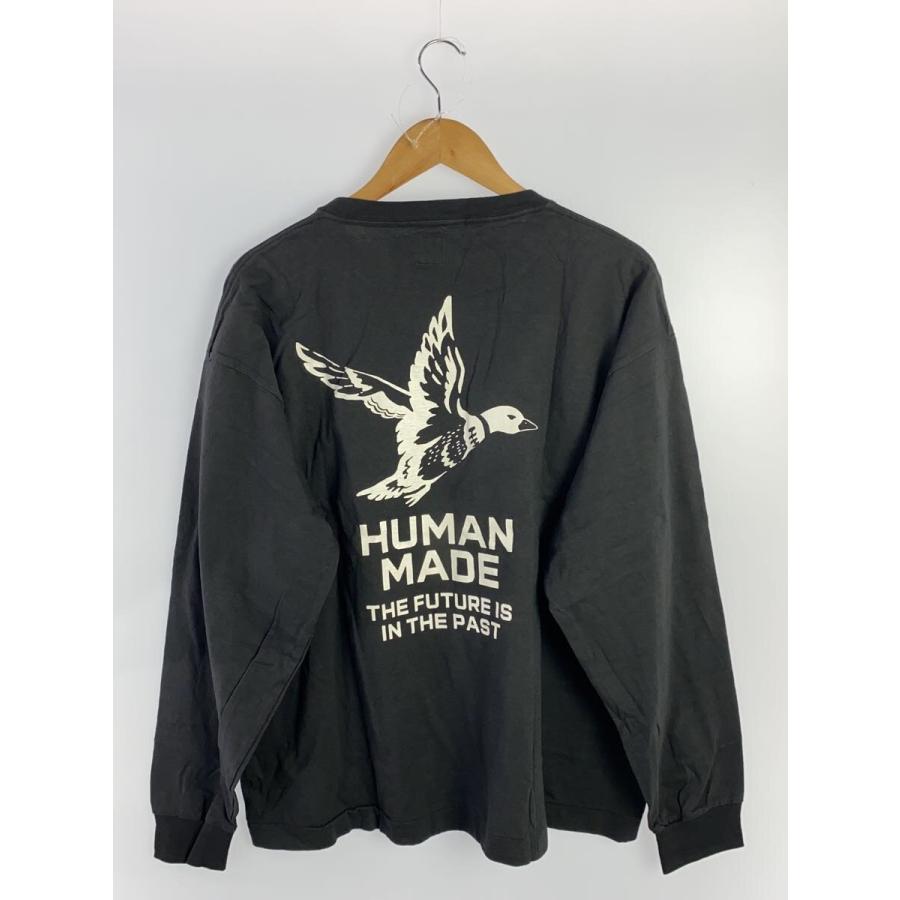 HUMAN MADE◇長袖Tシャツ/XXL/コットン/BLK : セカンド HUMAN MADE◇長袖Tシャツ/XXL/コットン/BLK : セカンド