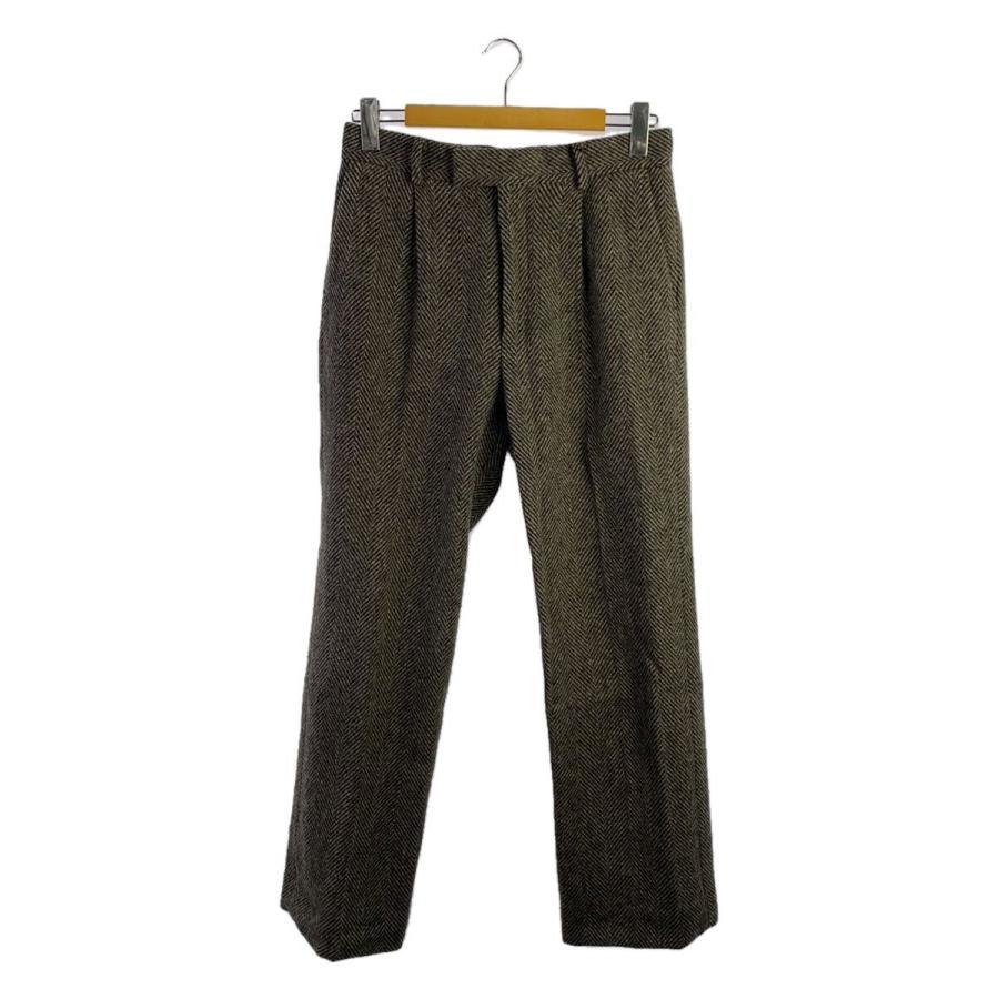 AURALEE◇スラックスパンツ/3/ウール/ブラウン/A24AP04LS : セカンド