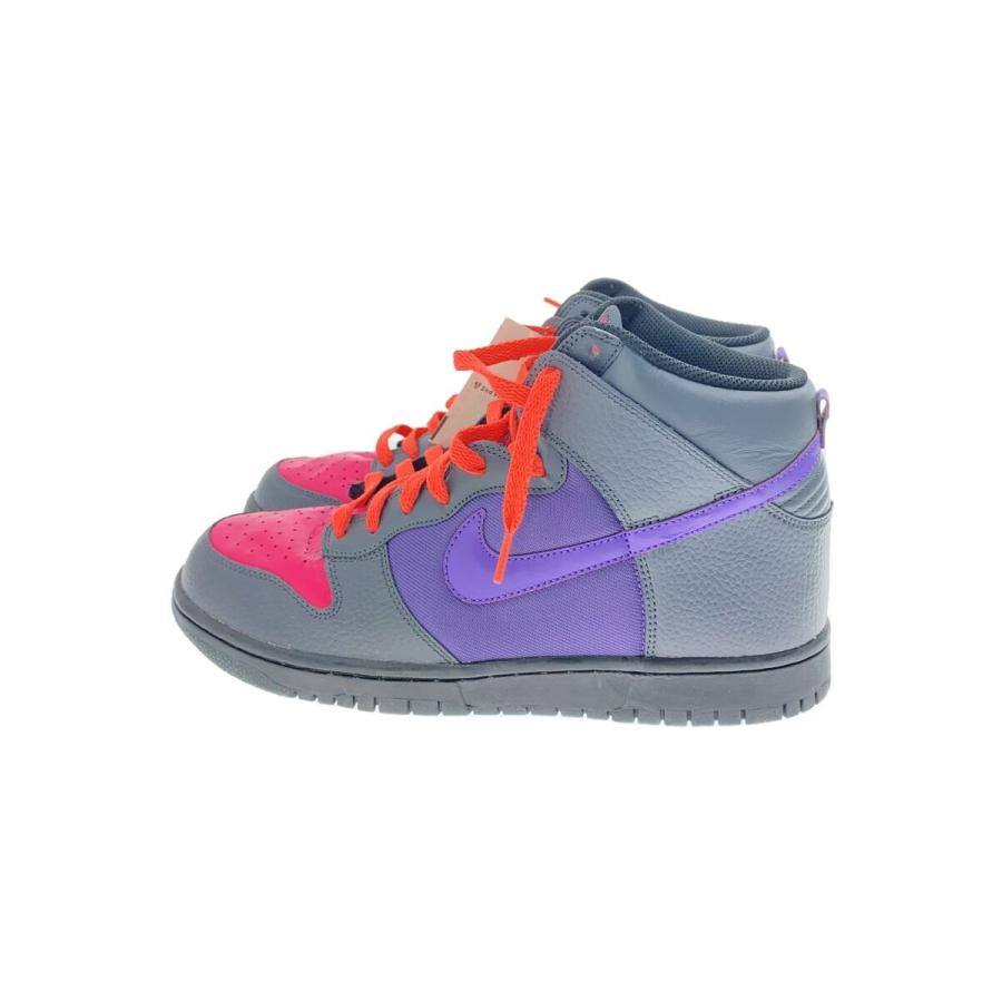 NIKE◇DUNK HIGH/ダンクハイ/ブラック/317982-019/27.5cm/BLK/レザー 