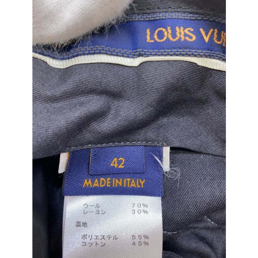 LOUIS VUITTON◇スラックスパンツ/42/ウール/GRY/無地/HFP82WGWX LOUIS VUITTON◇スラックスパンツ/42/ウール/GRY/無地/HFP82WGWX