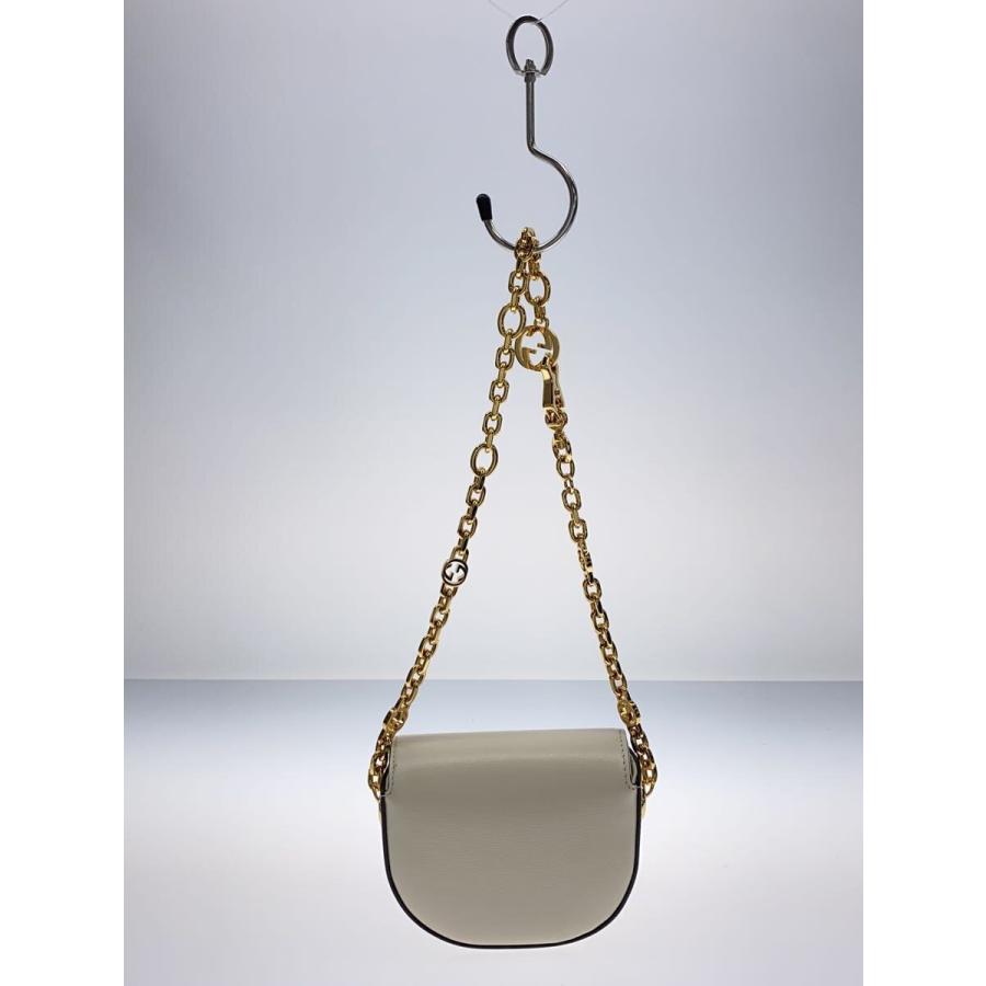GUCCI◇ホースビット1955 ナノバッグ/ショルダーバッグ/レザー/CRM 