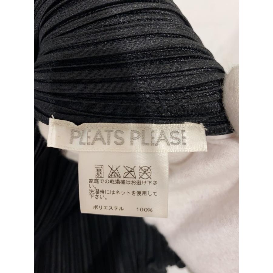 PLEATS PLEASE ISSEY MIYAKE◆半袖カットソー/3/ポリエステル/BLK/アニマル/PP55-JK103_2