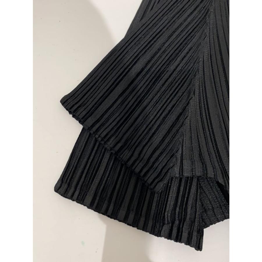 PLEATS PLEASE ISSEY MIYAKE◆半袖カットソー/3/ポリエステル/BLK/アニマル/PP55-JK103_4