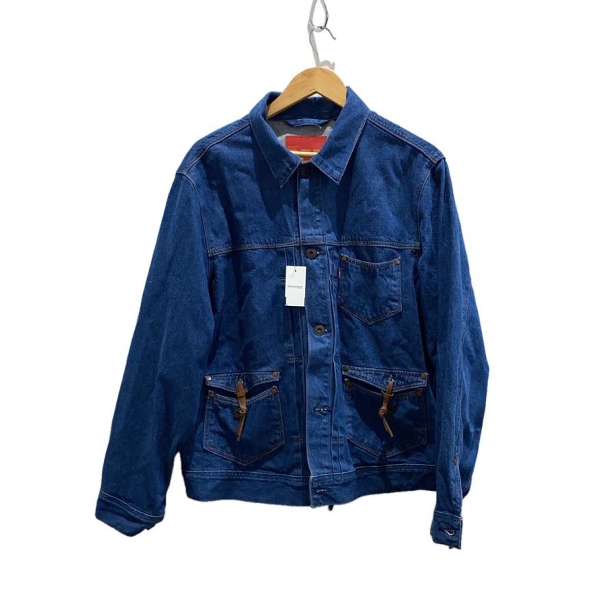 Levi’s RED コットンヘンプ セットアップ デニムジャケット パンツ Levi's RED◇Gジャン/L/コットン/BLU/無地/PC9-A2699-0000