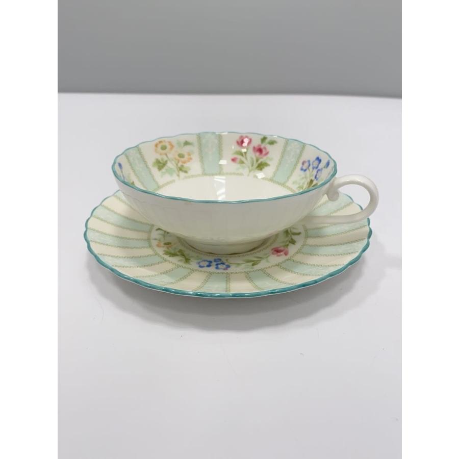 Noritake◇カップ&ソーサー/2点セット/BLU/フロローラ : セカンド