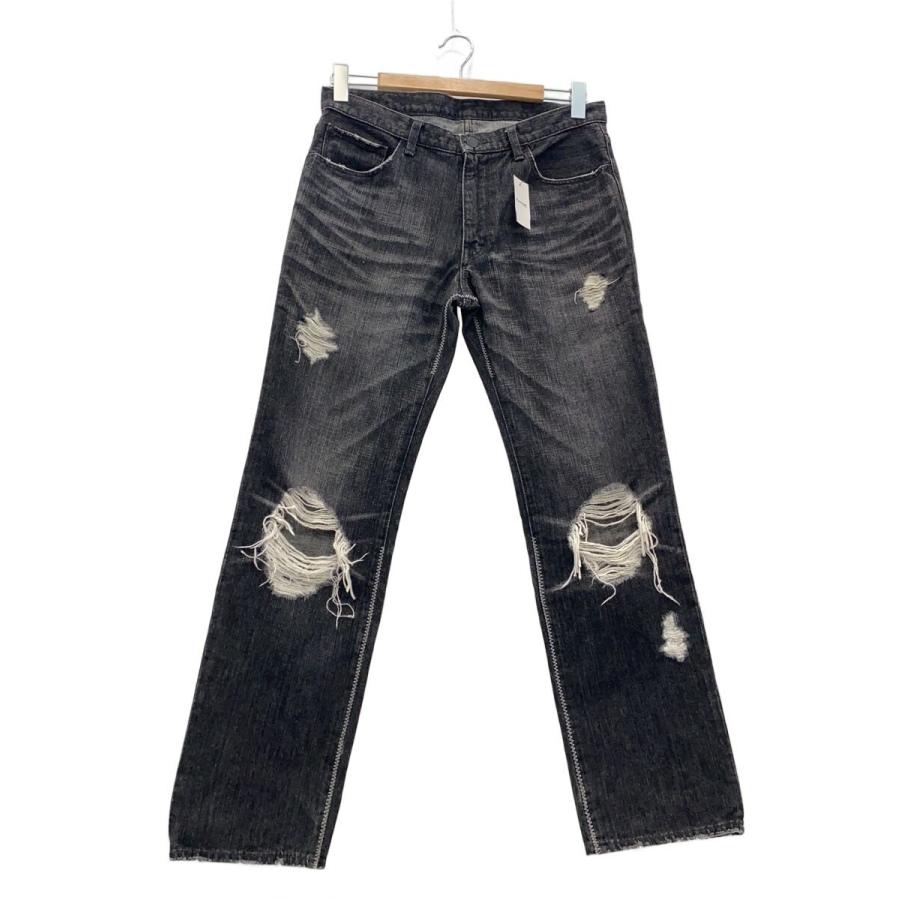 NUMBER (N)INE ナンバーナイン　デニム　宮下期　アーカイブス04ss NUMBER (N)INE◇宮下期/アーカイブス/04SS/ボトム/3/デニム/BLK/無地