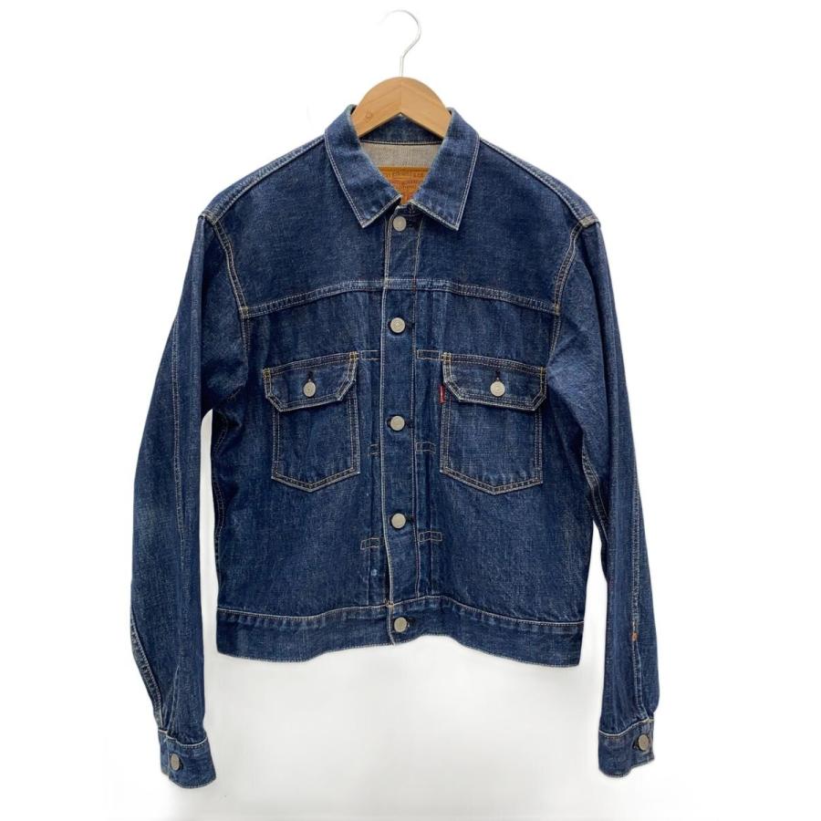 RINGS コート Levi's◇ボタン裏J22/Gジャン/40/デニム/IDG/無地/71507-XX ジャケット・アウター