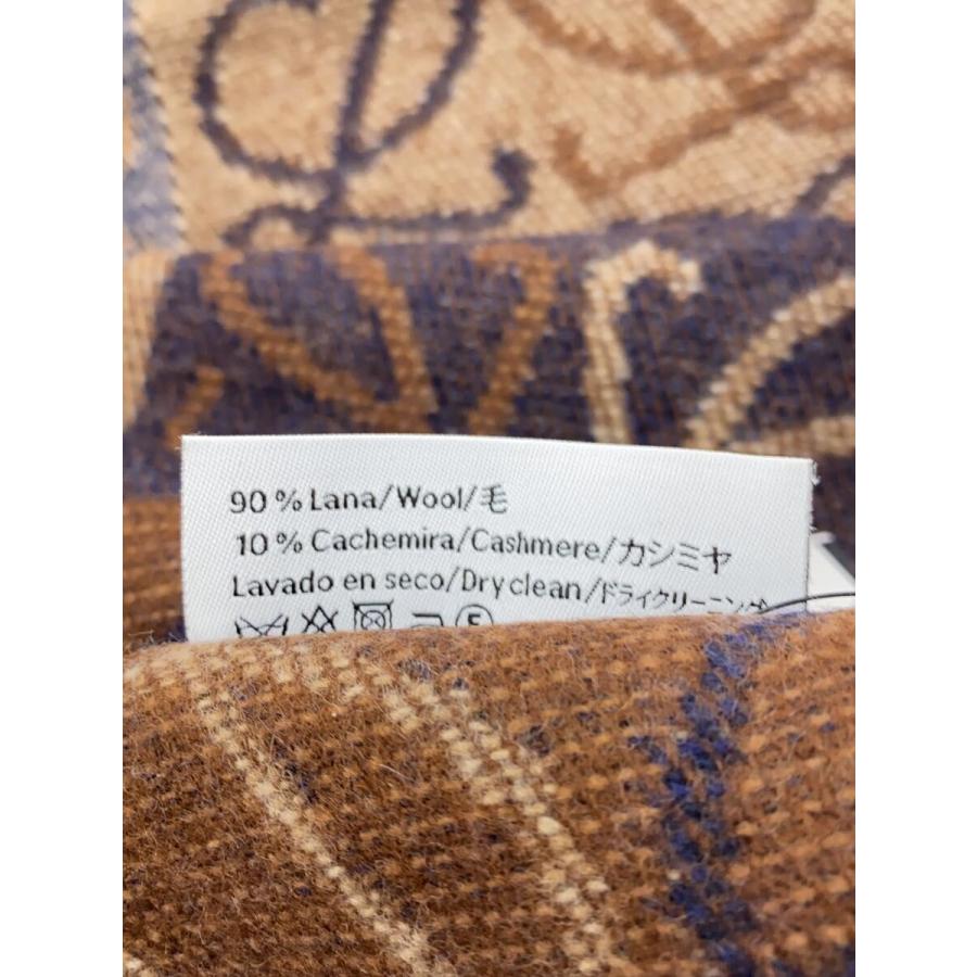 LOEWE◆マフラー/ウール/BRW/レディース