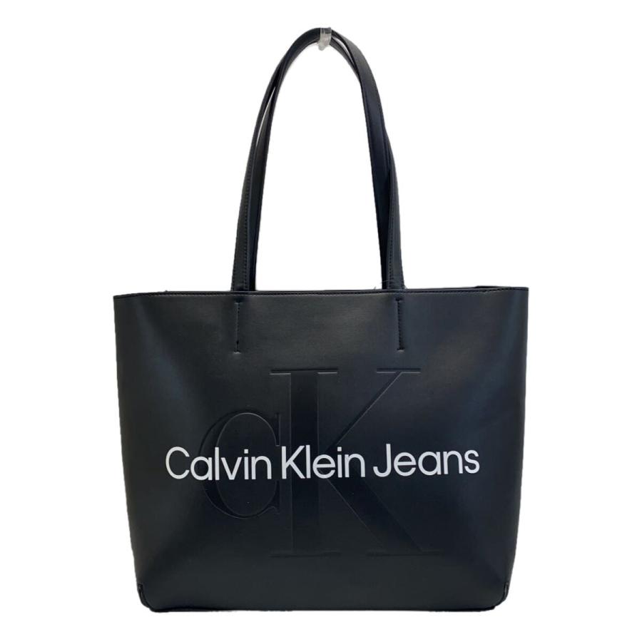 Calvin Klein Jeans◇トートバッグ/--/BLK : セカンドストリートYahoo