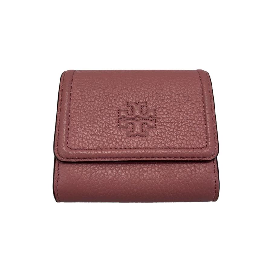 TORY BURCH◇2つ折り財布/--/PNK/無地/レディース : セカンド
