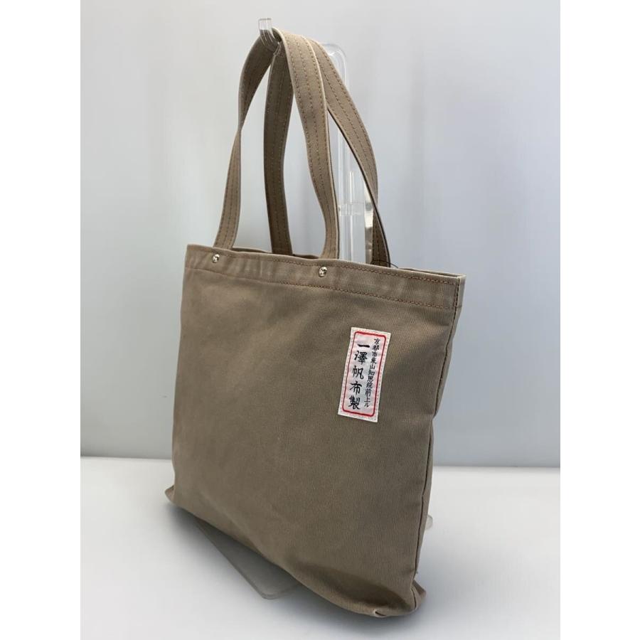 【美品】一澤帆布製 キャンバス トートバッグ 生成り 一澤帆布製◇トートバッグ/キャンバス/BEG/無地// : セカンド