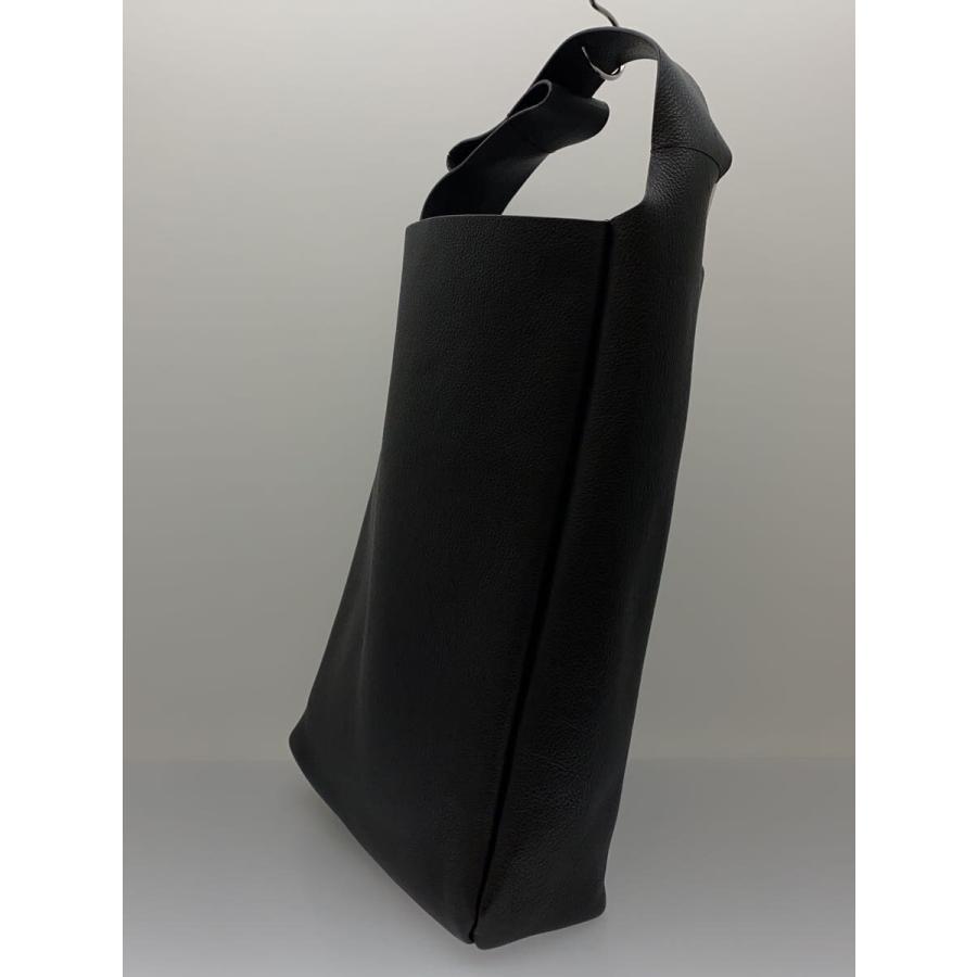 Aeta◇SHOULDER：L/ショルダーバッグ/レザー/BLK/無地// : セカンド
