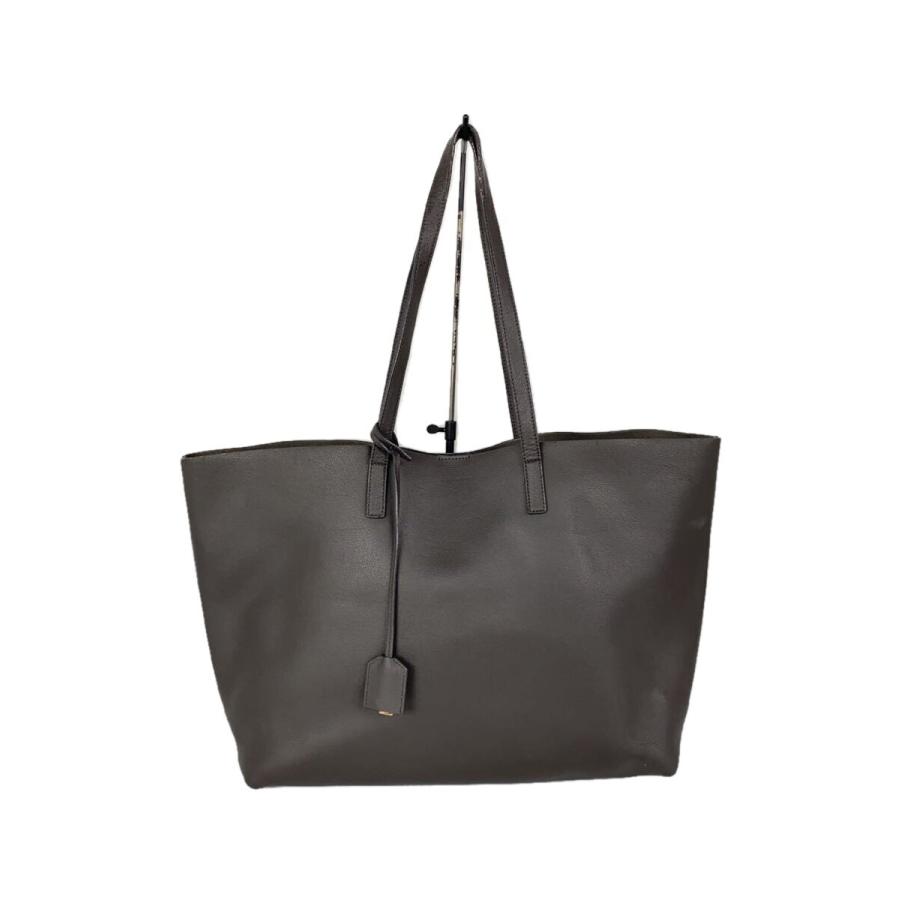 SAINT LAURENT◇カーフスキン/ラージショッピングトートバック/トート 