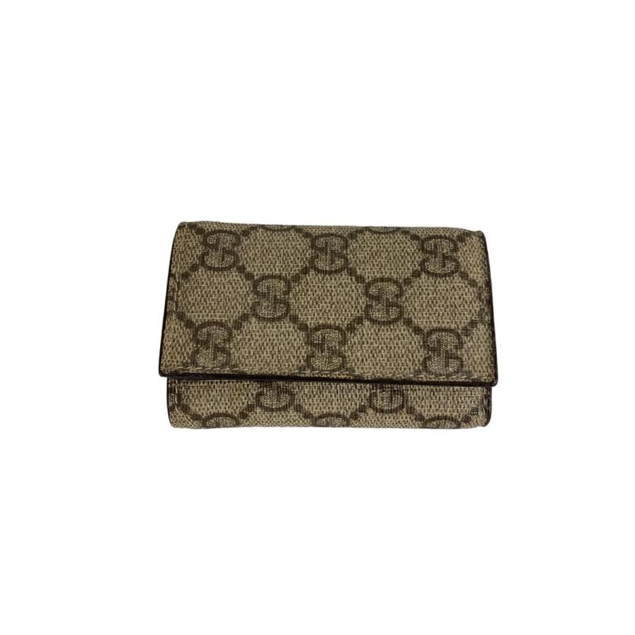 GUCCI◇キーケース/PVC/ベージュ/レディース/124611/6連 : セカンド