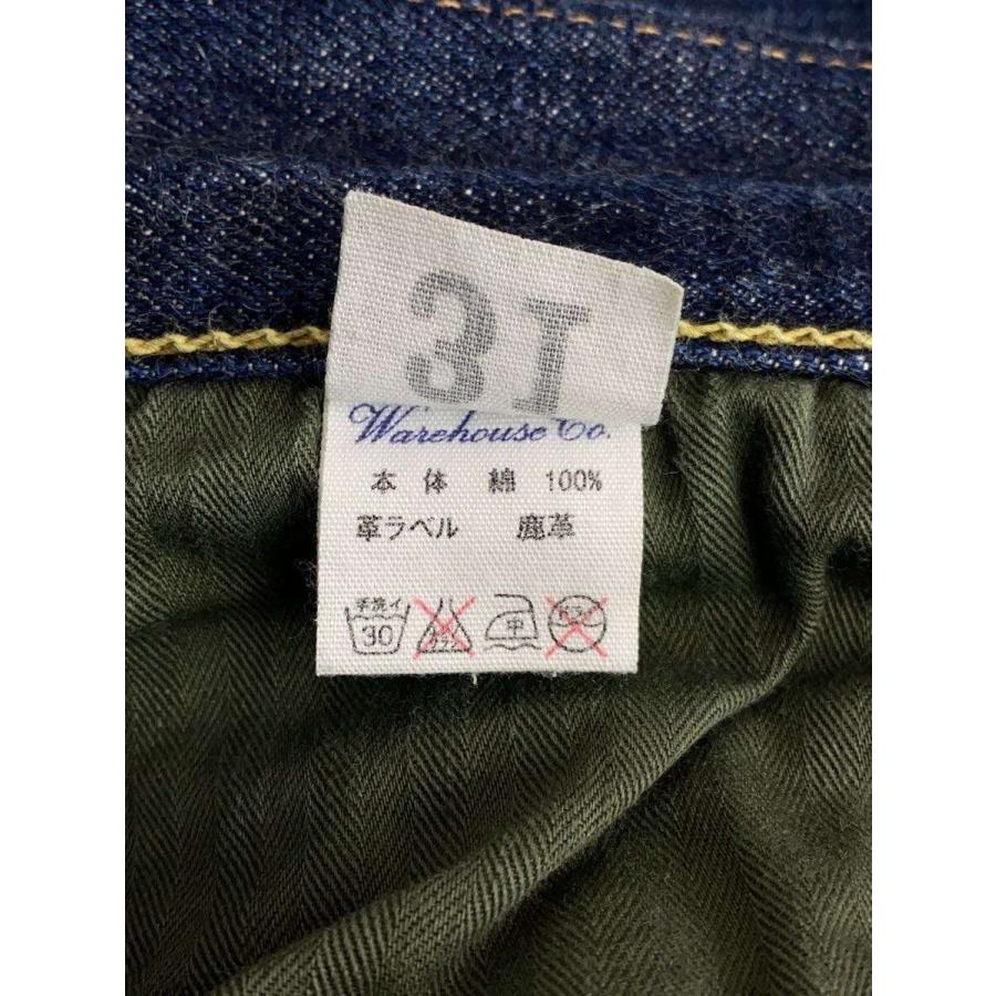 WAREHOUSE◇ストレートパンツ/31/デニム/インディゴ/無地/1003XX