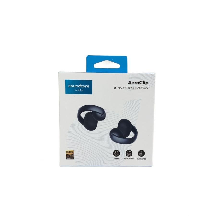 ANKER◇イヤーカフ型イヤホン Soundcore AeroClip A3388N11/ブラック