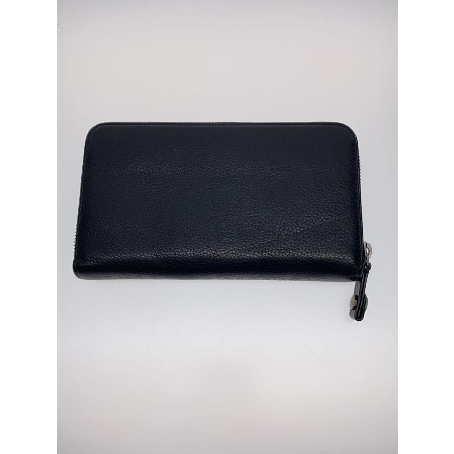 BVLGARI◇長財布/レザー/BLK/無地/レディース BVLGARI◇長財布/レザー 