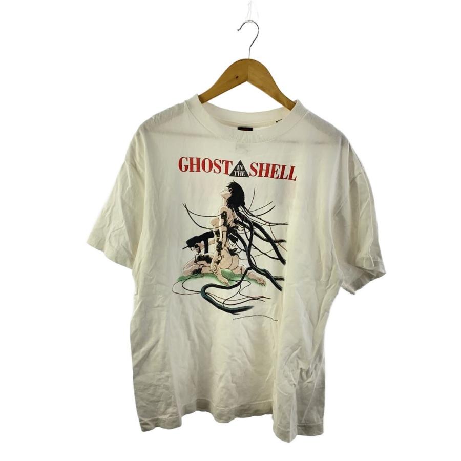 SAINT MICHAEL◇Tシャツ/M/コットン/WHT/SM-YS1-0000-C32/×攻殻機動隊