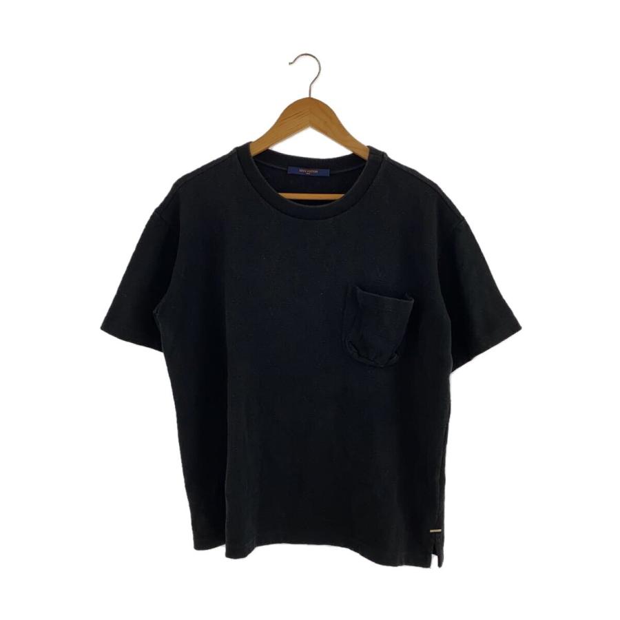 国内正規品　ルイヴィトン　Ｔシャツ　Ｌサイズ LOUIS VUITTON◇Tシャツ/L/コットン/BLK/総柄 : セカンド