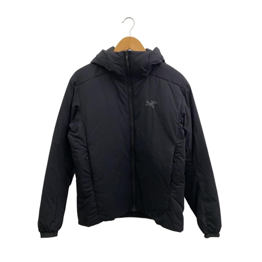 ARC'TERYX◇ダウンジャケット/S/ナイロン/BLK/無地/X000007302/ATOM