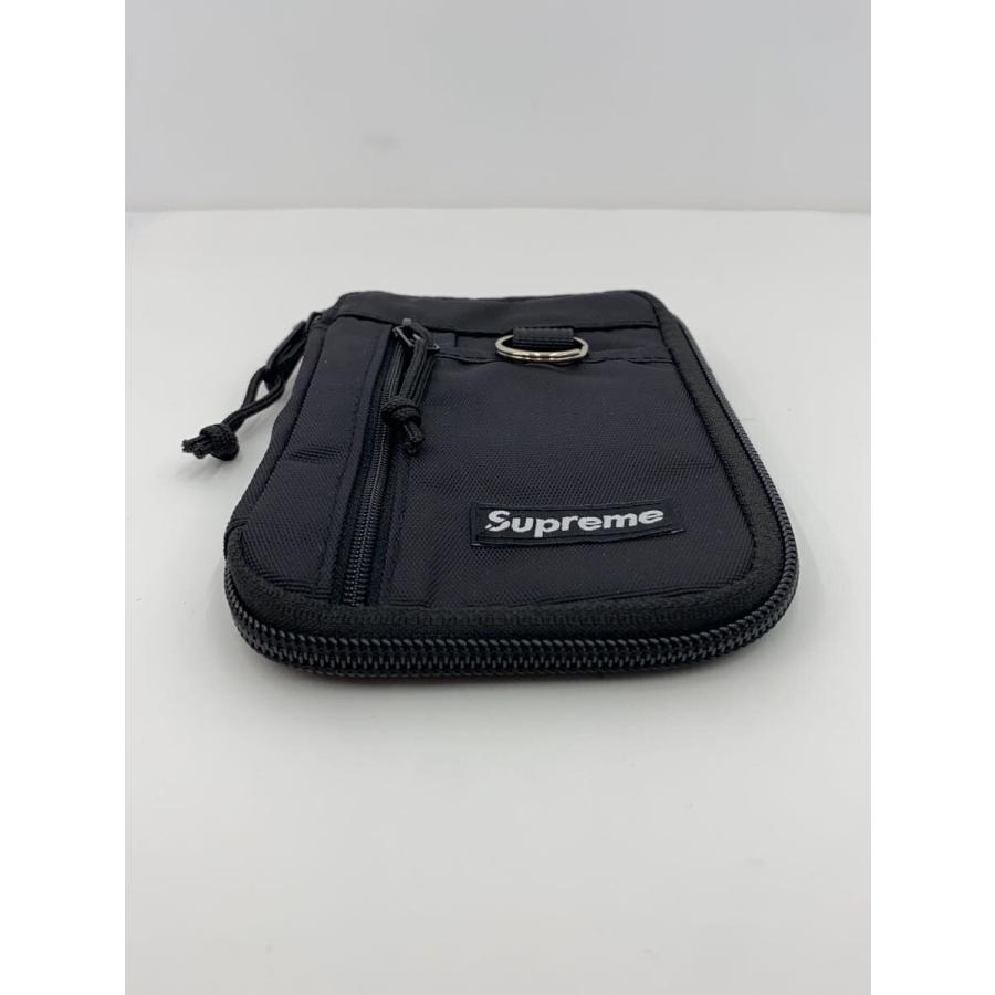 Supreme◇マルチポーチ/パスケース/ナイロン/BLK/無地 : セカンド