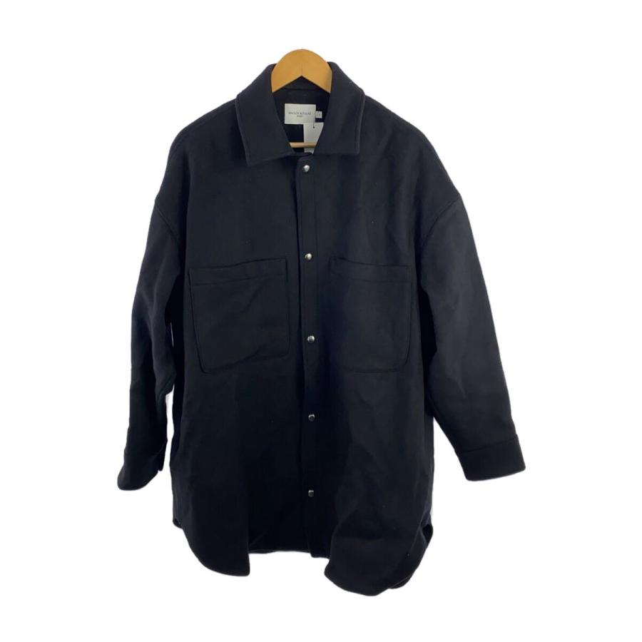 MAISON KITSUNE◇コート/XS/ウール/BLK/JM02158WM0020/FULLY LINED TWO