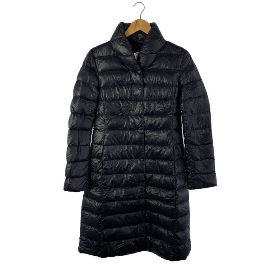 Herno ブラック ロングダウンジャケットサイズ42 HERNO◇ロングダウンジャケット/42/--/ネイビー// : セカンド