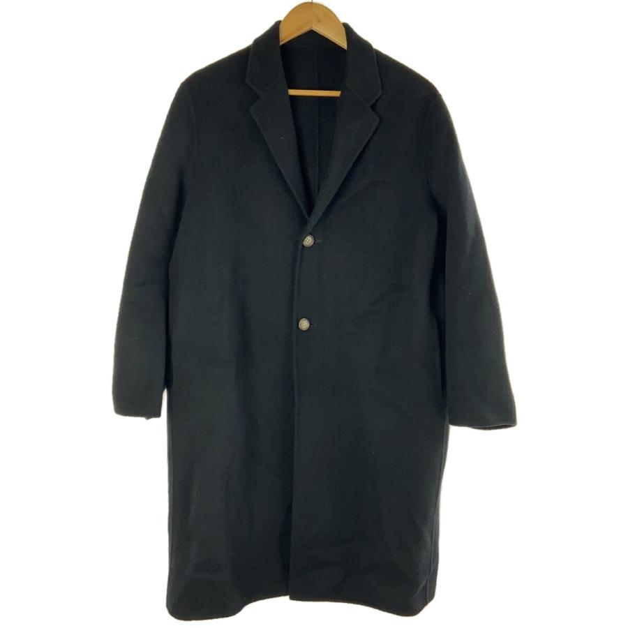 ABYTS◇WOOL RIVER COAT/チェスターコート/1/ウール/BLK/ABYTS-002
