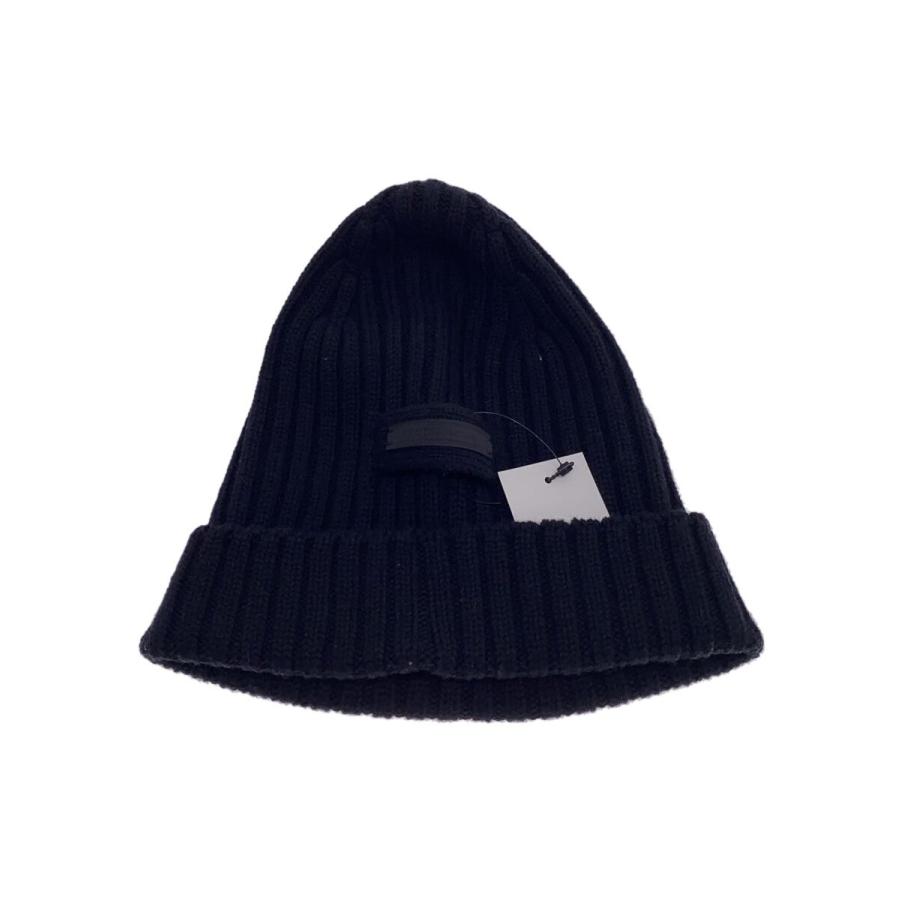 PRADA◇ニットキャップ/M/ウール/BLK/メンズ/UMD188 : セカンド