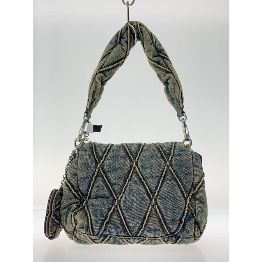 DIESEL◇Charm-D SHOULDER S/ショルダーバッグ/デニム/IDG/X09597P5570
