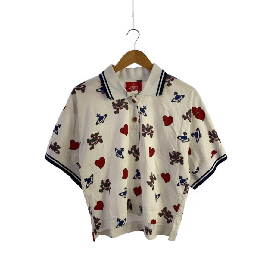 新品　Vivienne Westwood RED LABEL ポロシャツ Vivienne Westwood RED LABEL◇ポロシャツ/--/コットン/WHT : セカンド
