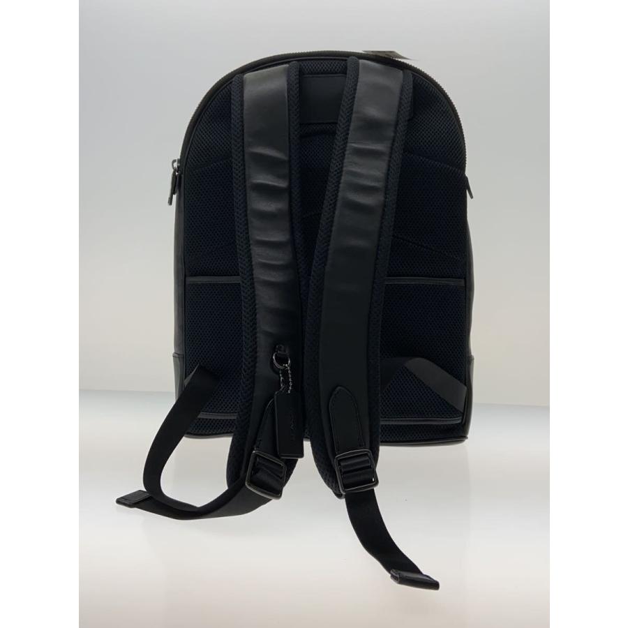 COACH◇イーサン バックパック・シグネチャー キャンバス/レザー/BLK