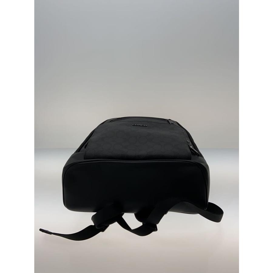 COACH◇イーサン バックパック・シグネチャー キャンバス/レザー/BLK