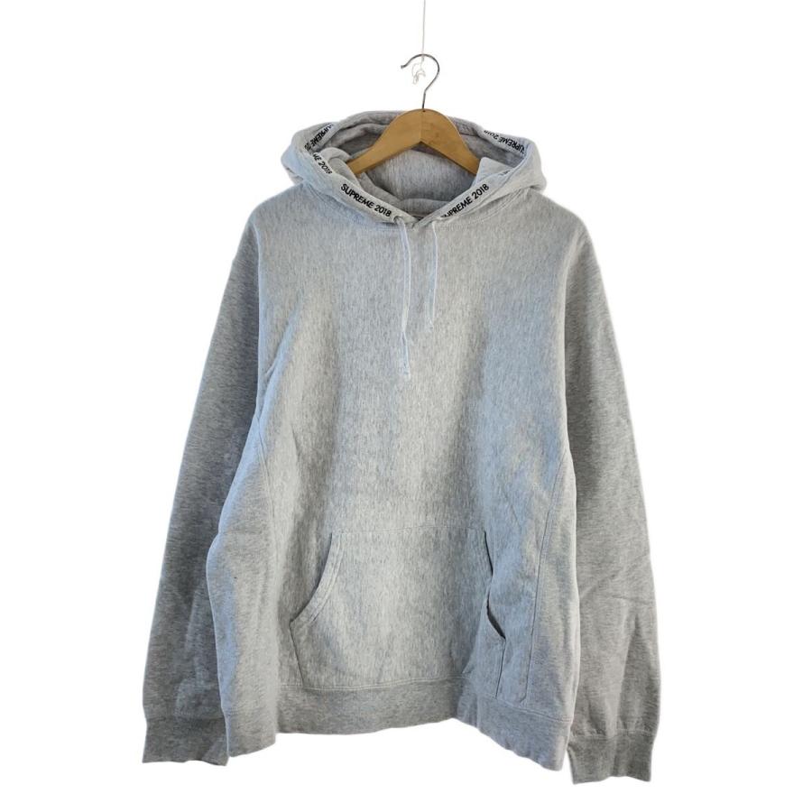 Supreme◇パーカー/XL/コットン/GRY/無地 : セカンドストリートYahoo