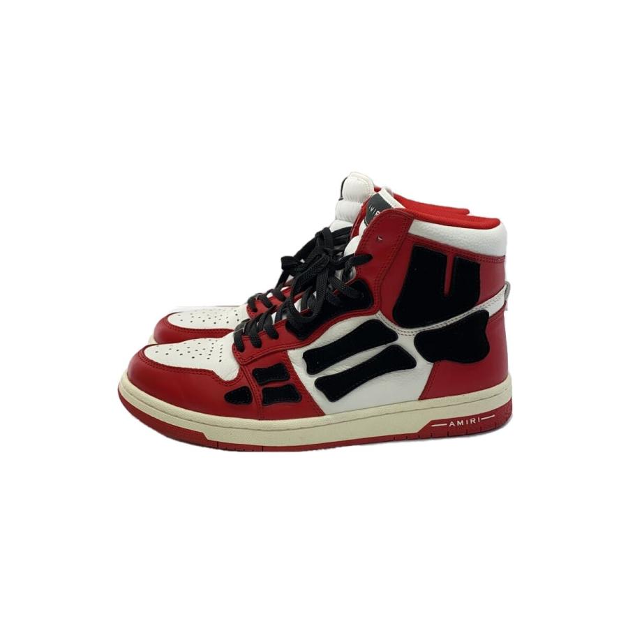 AMIRI◇SKEL TOP HI/ハイカットスニーカー/43/RED/レザー/1142009