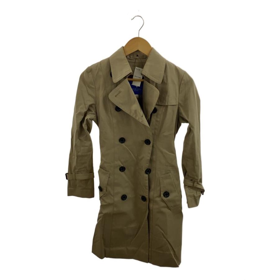 BLUE LABEL CRESTBRIDGE トレンチ　サイズ36 BLUE LABEL CRESTBRIDGE◇トレンチコート/36/コットン/CML/無地/55A10