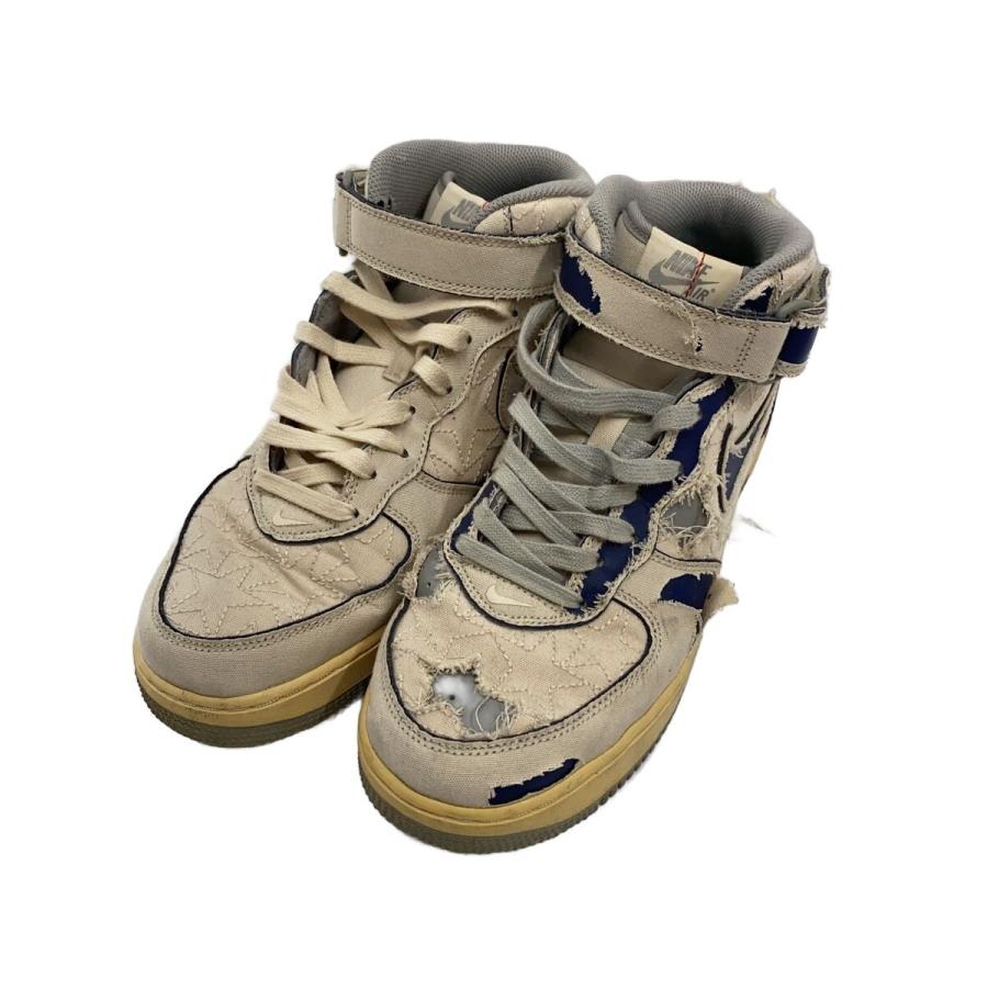 NIKE◇AIR FORCE 1 MID 07 LX_エアフォース ミッド LX/27.5cm/CRM 