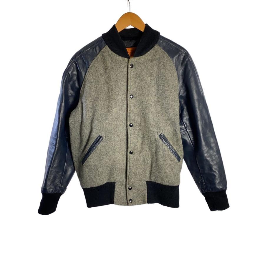 H*x様 SKOOKUM スタジャン グレー 38 SKOOKUM◇スタジャン/38/ウール/GRY : セカンドストリートYahoo!店