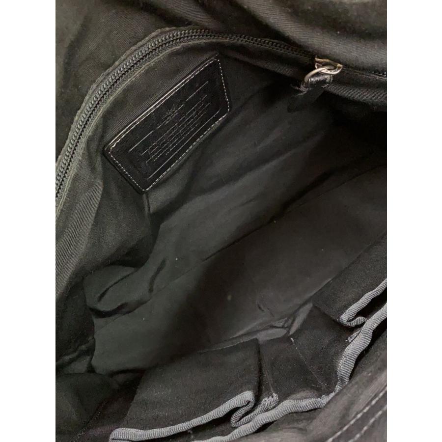 COACH◇ショルダーバッグ_オールレザー/レザー/BLK/無地/F70566