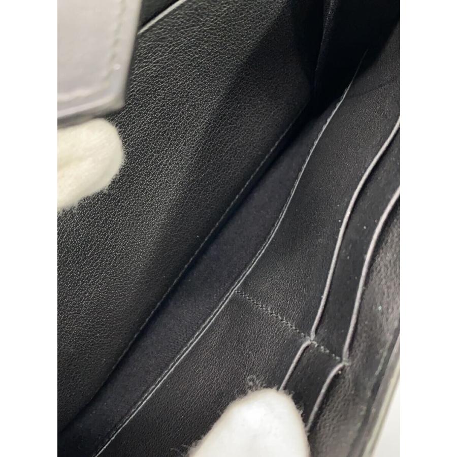 BALENCIAGA◇長財布/レザー/BLK/レディース/371661・100・Z・584046
