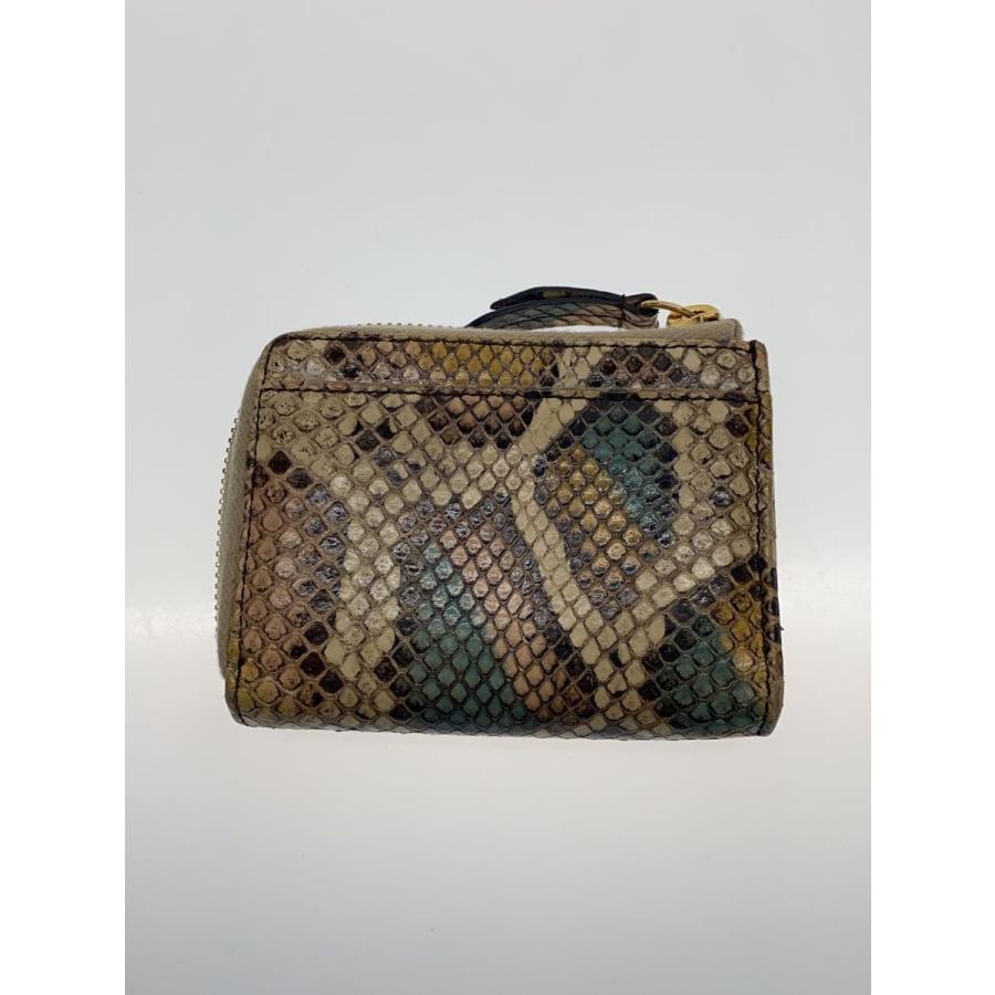 GUCCI◇ジップアラウンドウォレット_GGマーモント/レザー/BRW 