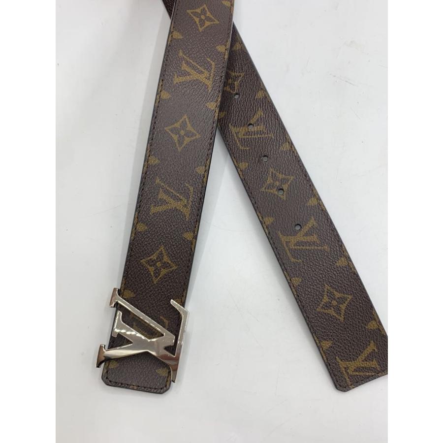 LOUIS VUITTON◇サンチュール・LVイニシアル40MM_モノグラム/PVC/BRW